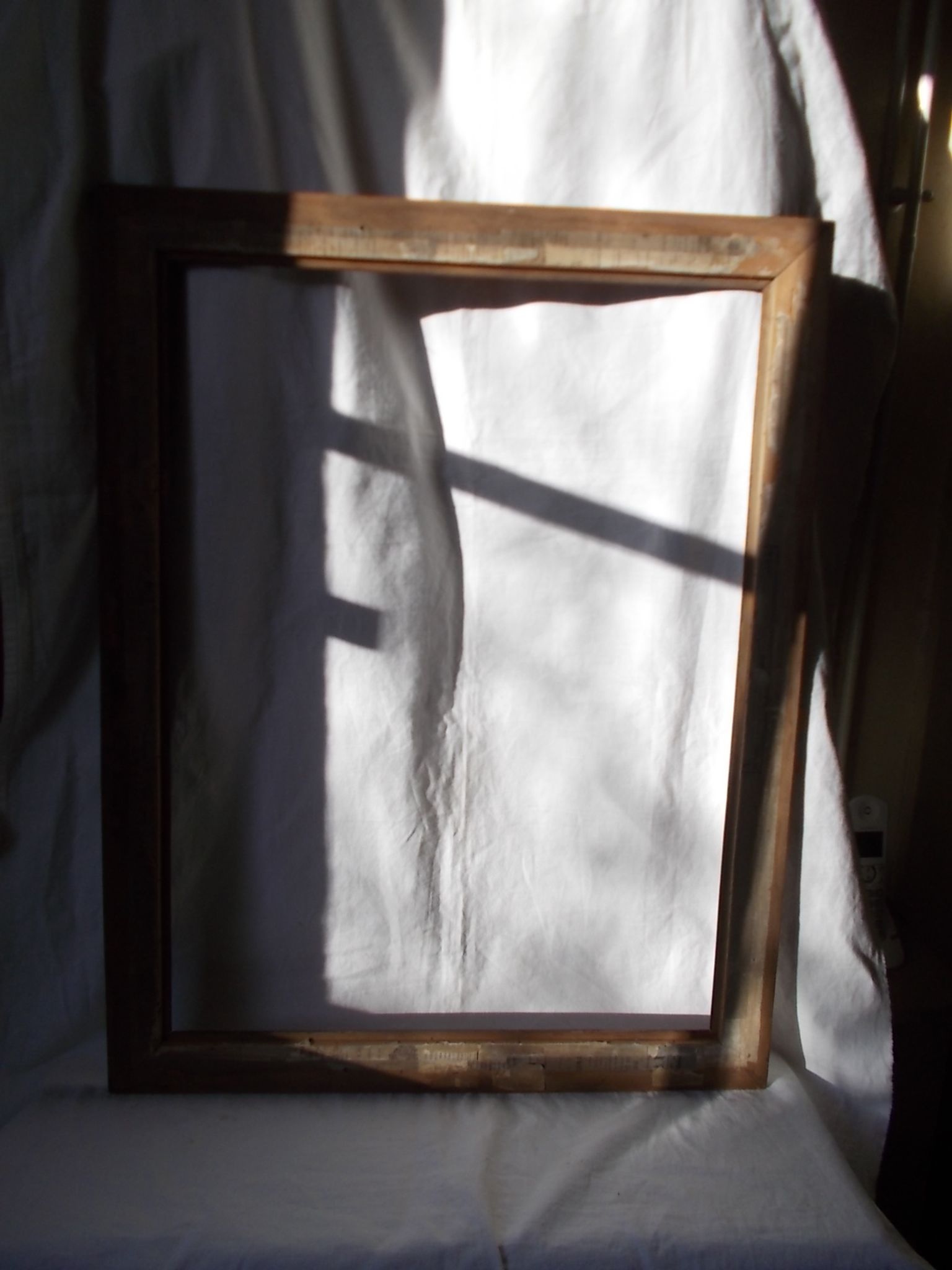 Cadre bois 74 x 57,5 lisère noir