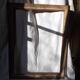 Wood frame 74 x 57.5, black border