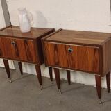 Pair of bedside 50s-60s.