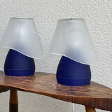 Paire de lampes Murano