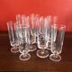 Series of 10 champagne flutes