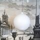 Large opal glass lamp by Vilhelm Wohlert for Louis Poulsen, Denmark 1960s