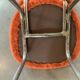 Chaise moumoute orange 60