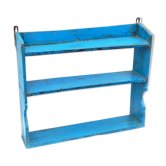 Wall shelf wood old teak shabby