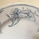 Lot of 6 plates Lunéville Art Nouveau