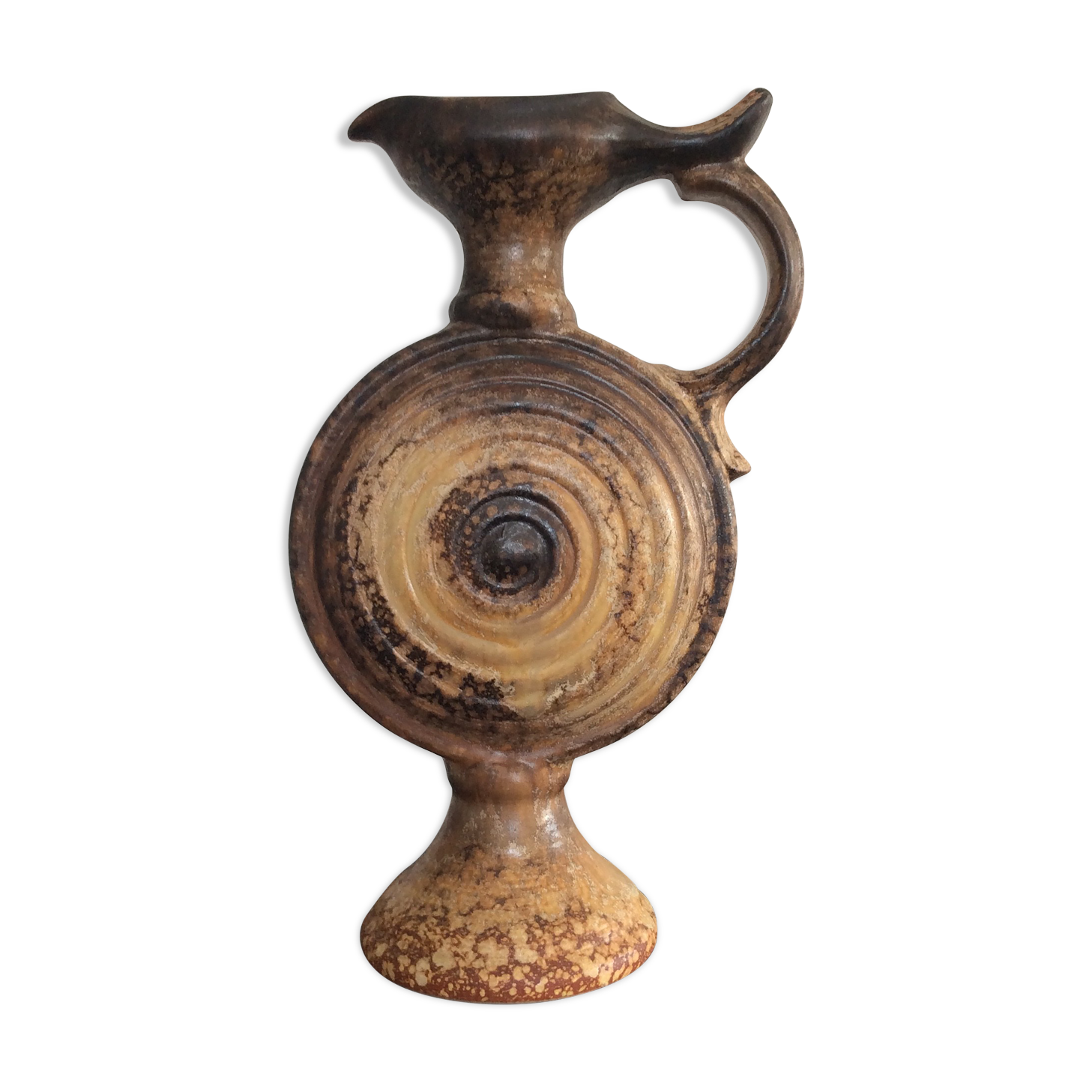 Vintage W.Germany ceramic ewer vase from the 70s