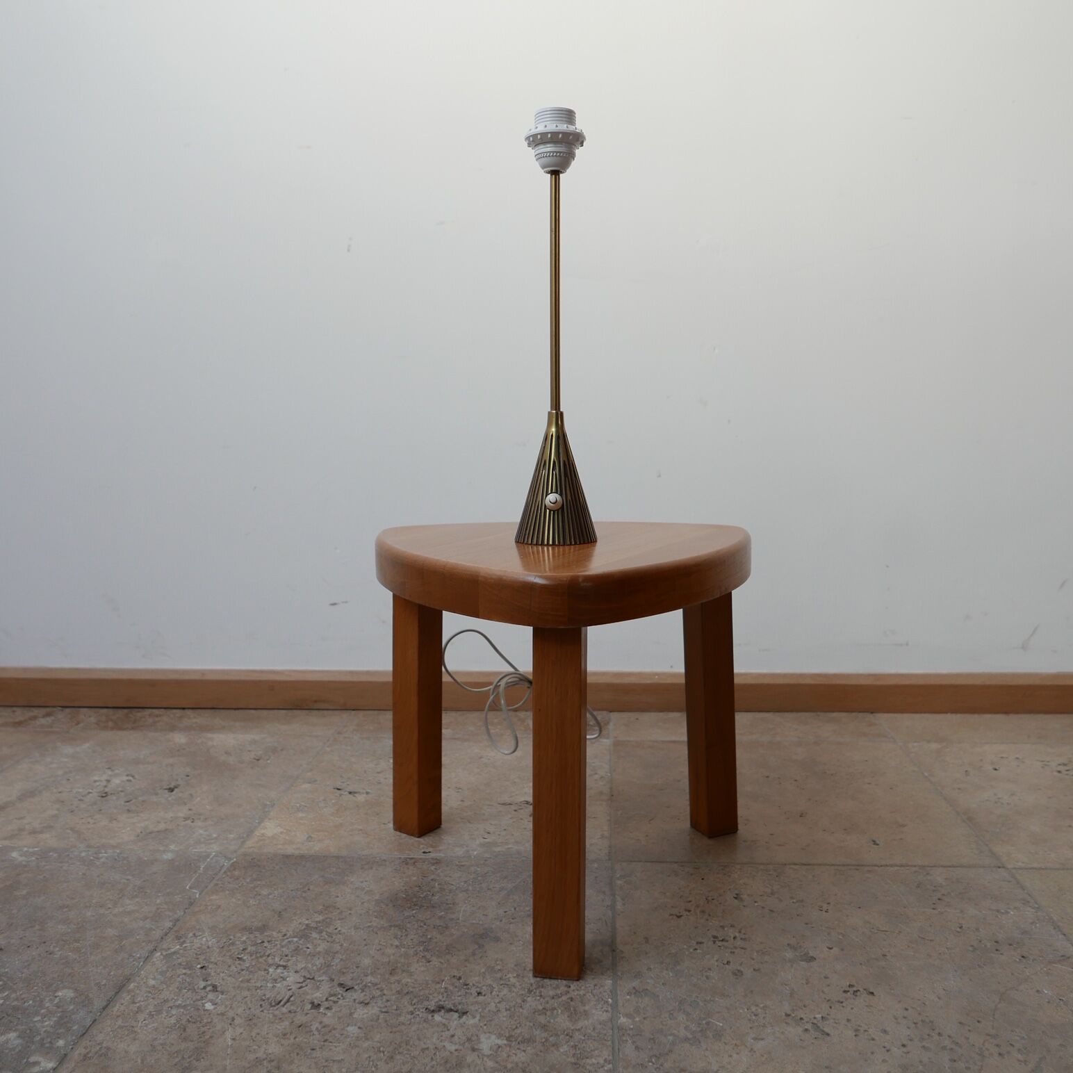 Mid-Century Brass Table Lamp by Sonja Katzin