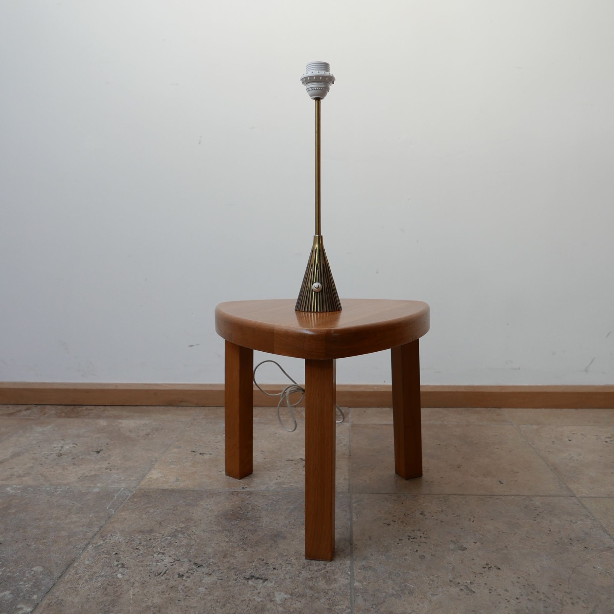 Mid-Century Brass Table Lamp by Sonja Katzin