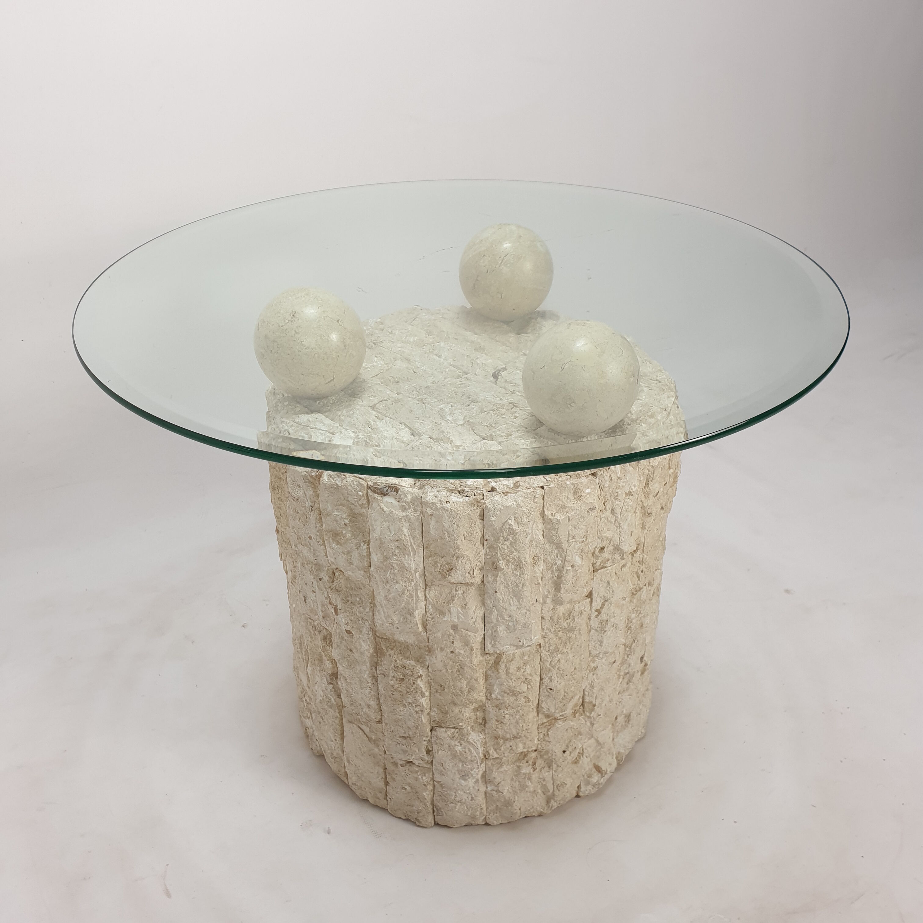 Magnussen Ponte Travertine Coffee Table, 1980s