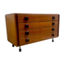 Mid-century modern italian wooden chest of drawers, Italy, 1960S