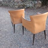 Set of 4 Vela chairs by Carlo Bartoli for Matteo Grassi
