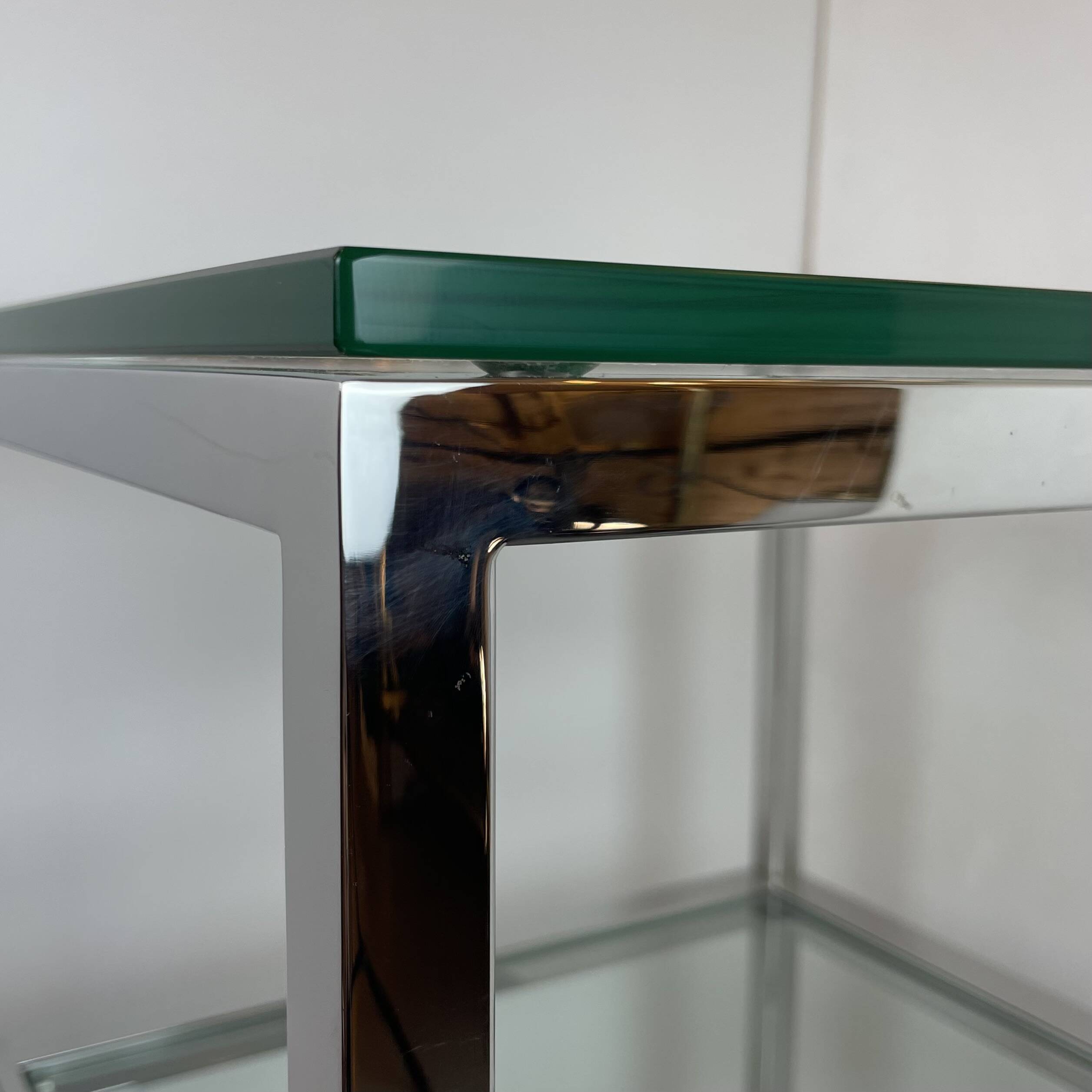 Side Table by Belgo Chrom Belgium, 1980s