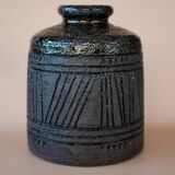 Brutalist Art Ceramic Vase by Inger Persson for Rörstrand, Sweden