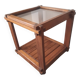 Side table, end table, brutalist style