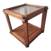 Side table, end table, brutalist style
