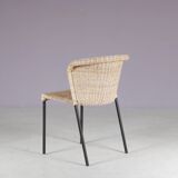 1950s set of 4 dining chairs from the Netherlands