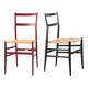 Gio Ponti Pair of Superleggera Chairs for Cassina Italy 1957