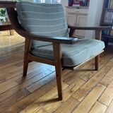 Scandinavian armchair Hans J Wagner for Getama