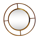 Miroir sorcière laiton original