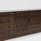 Spanish brutalist sideboard credenza