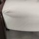 6 white leather Scandinavian chairs