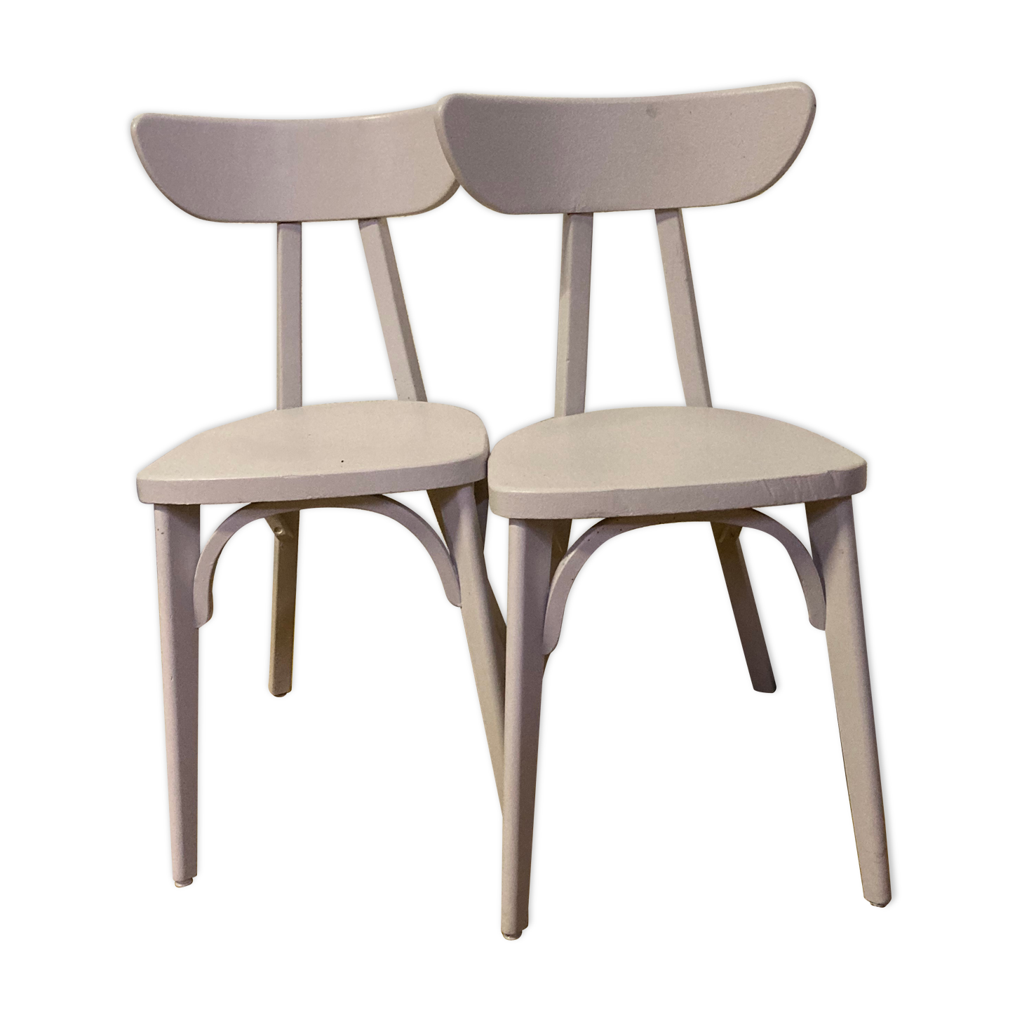 Duo of bistrot chairs