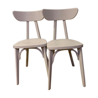 Duo of bistrot chairs