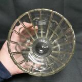 Stylish glass vase, art deco