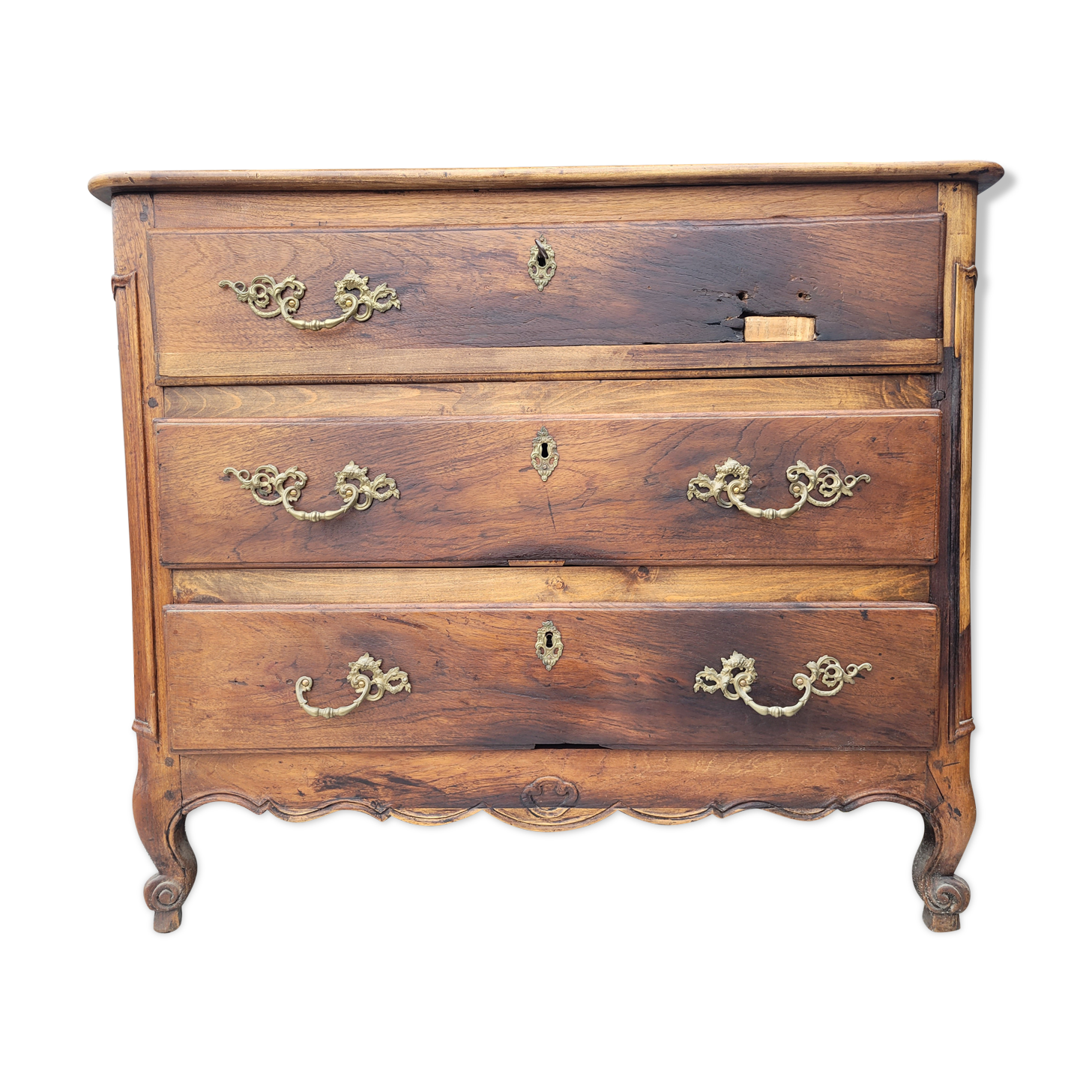 Commode pantalonnière noyer