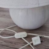 Table lamp in terracotta and fabric