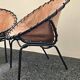 Hans Olsen Suede lounge chair pair for Lusch – 1950s mid-century