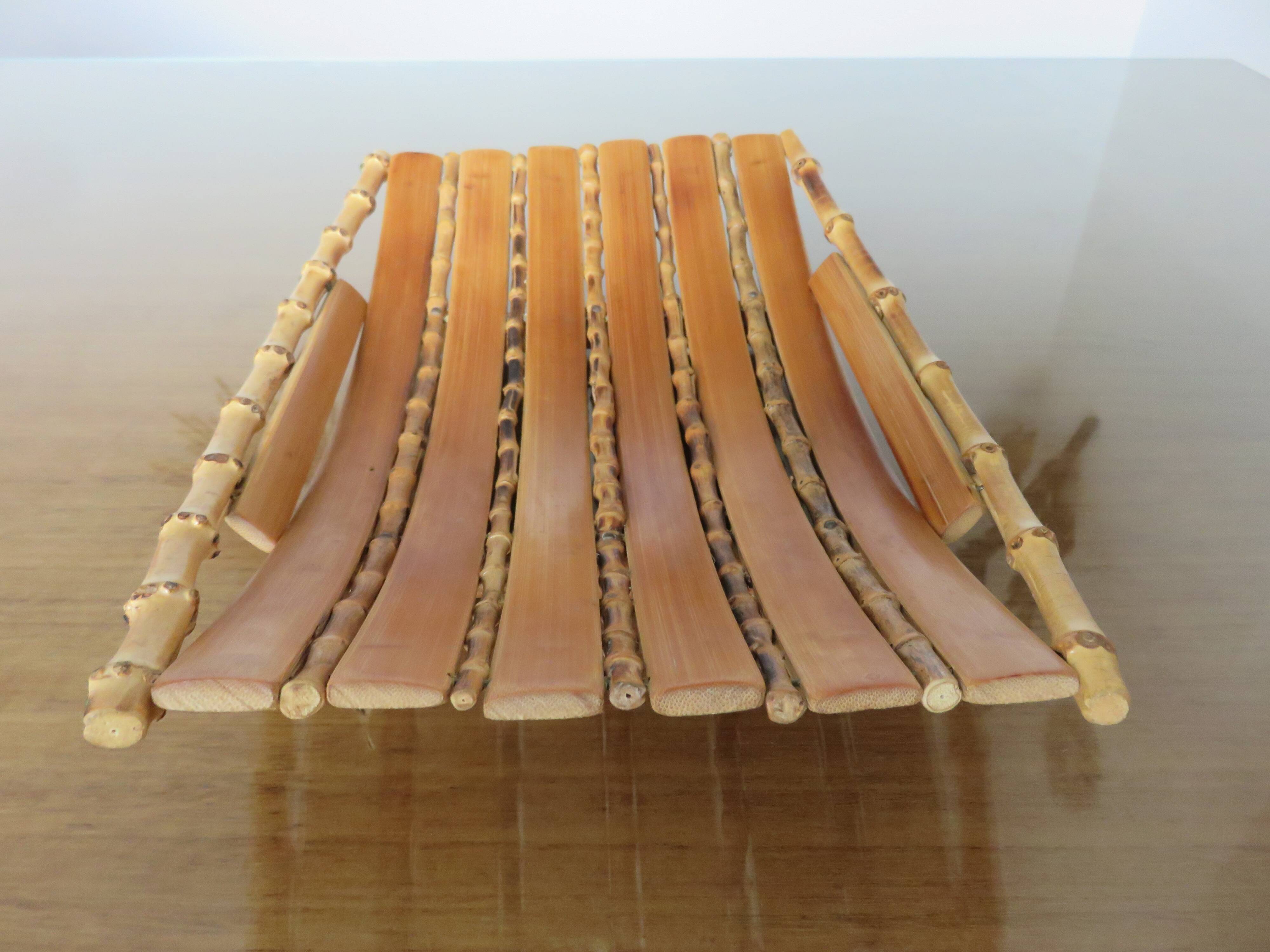 Bowl, bamboo basket from the 60s 70s.