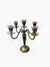 Chandelier en laiton massif bicolore
