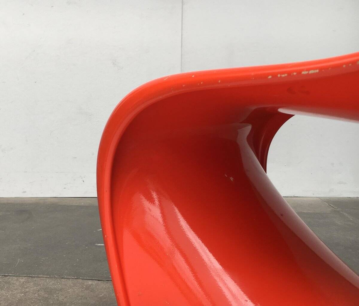 Mid-century Panton side chair set by Verner Panton for Herman Miller, 1960s.