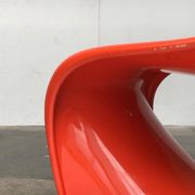 Mid-century Panton side chair set by Verner Panton for Herman Miller, 1960s.