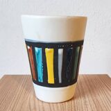 Roger capron blue ceramic tumbler glass