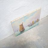 Old painting on canvas signed François Dandleuf