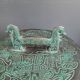Engraved metal tripod ice bucket