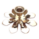 Brass flower candle holder