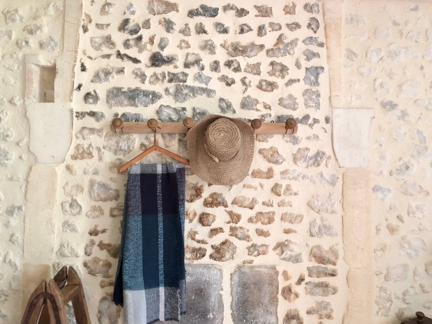 Wooden coat hooks from the 1930s