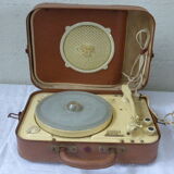 Portable record player Teppaz Presence vintage 1955
