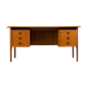 Double-Sided Teak Desk to Arne Vodder from Brouer Møbelfabrik, Denmark, 1960s