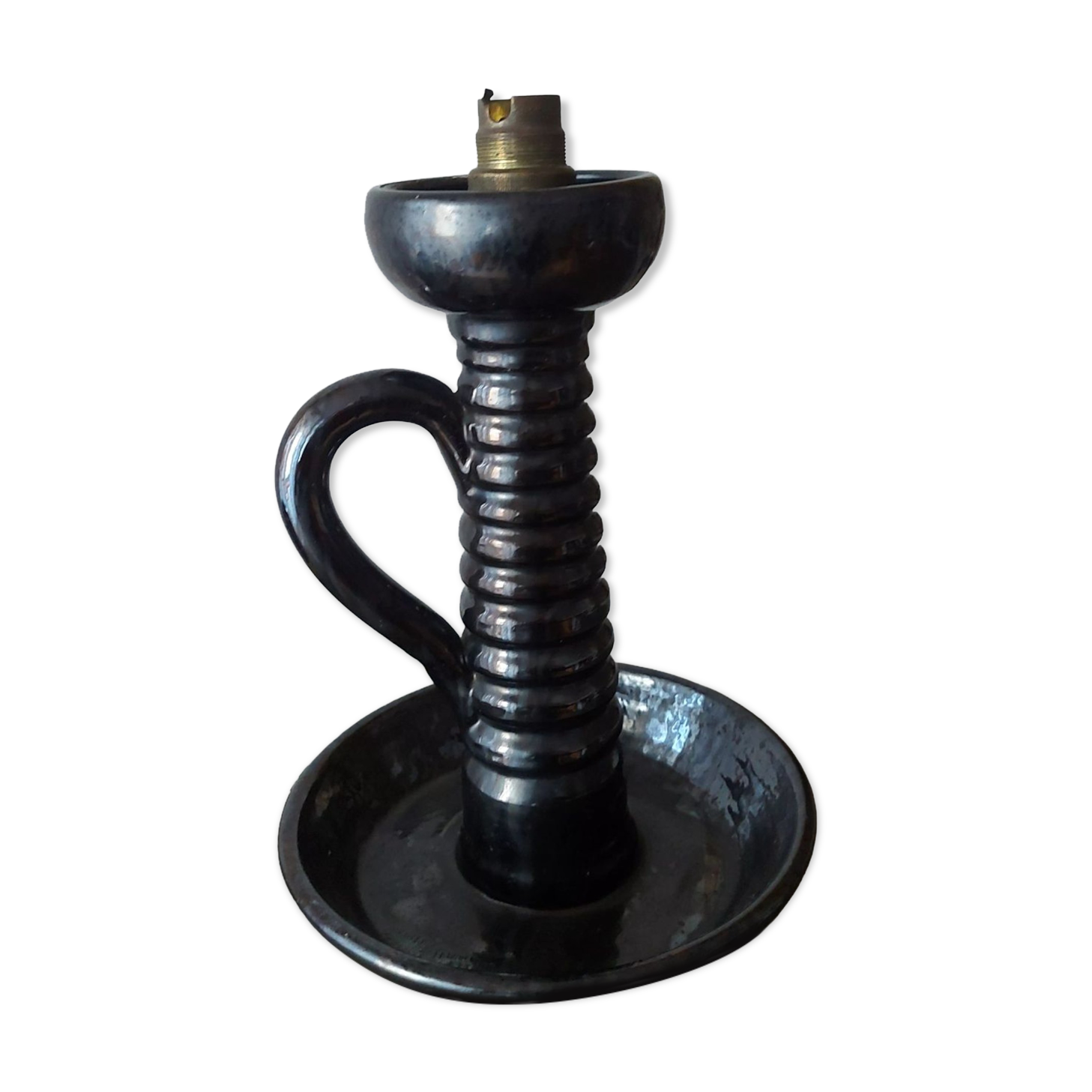 Ceramic lamp years 50's Vallauris