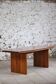 Large table in solid elm, 1970