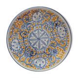 Assiette décorative en faïence espagnole