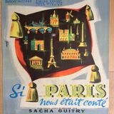 Affiche cinéma Si Paris nous était conté Sacha Guitry