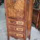 Small antique rosewood secretary with marble top ref je