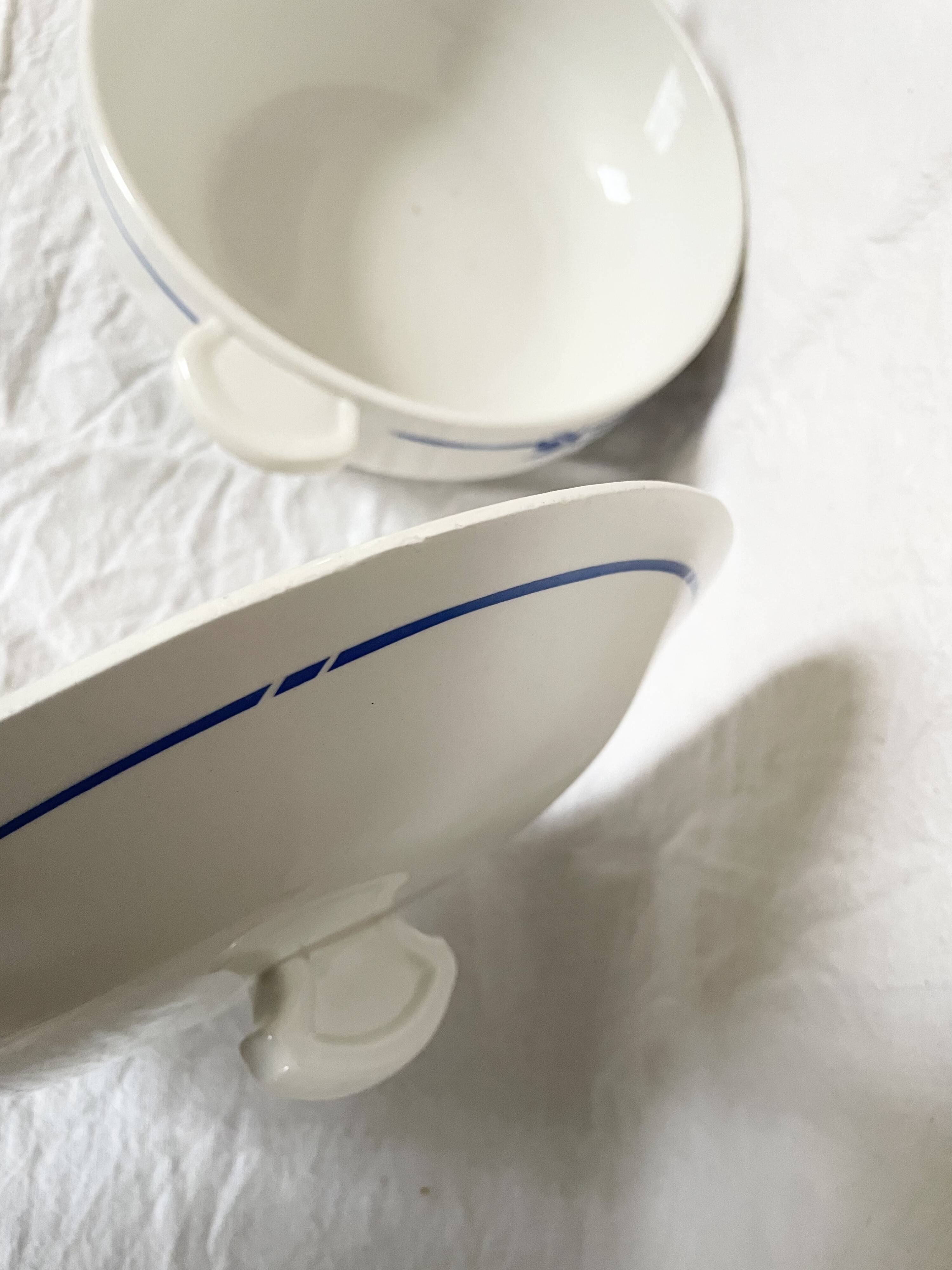 Moulin des Loups and Hamage earthenware tureen