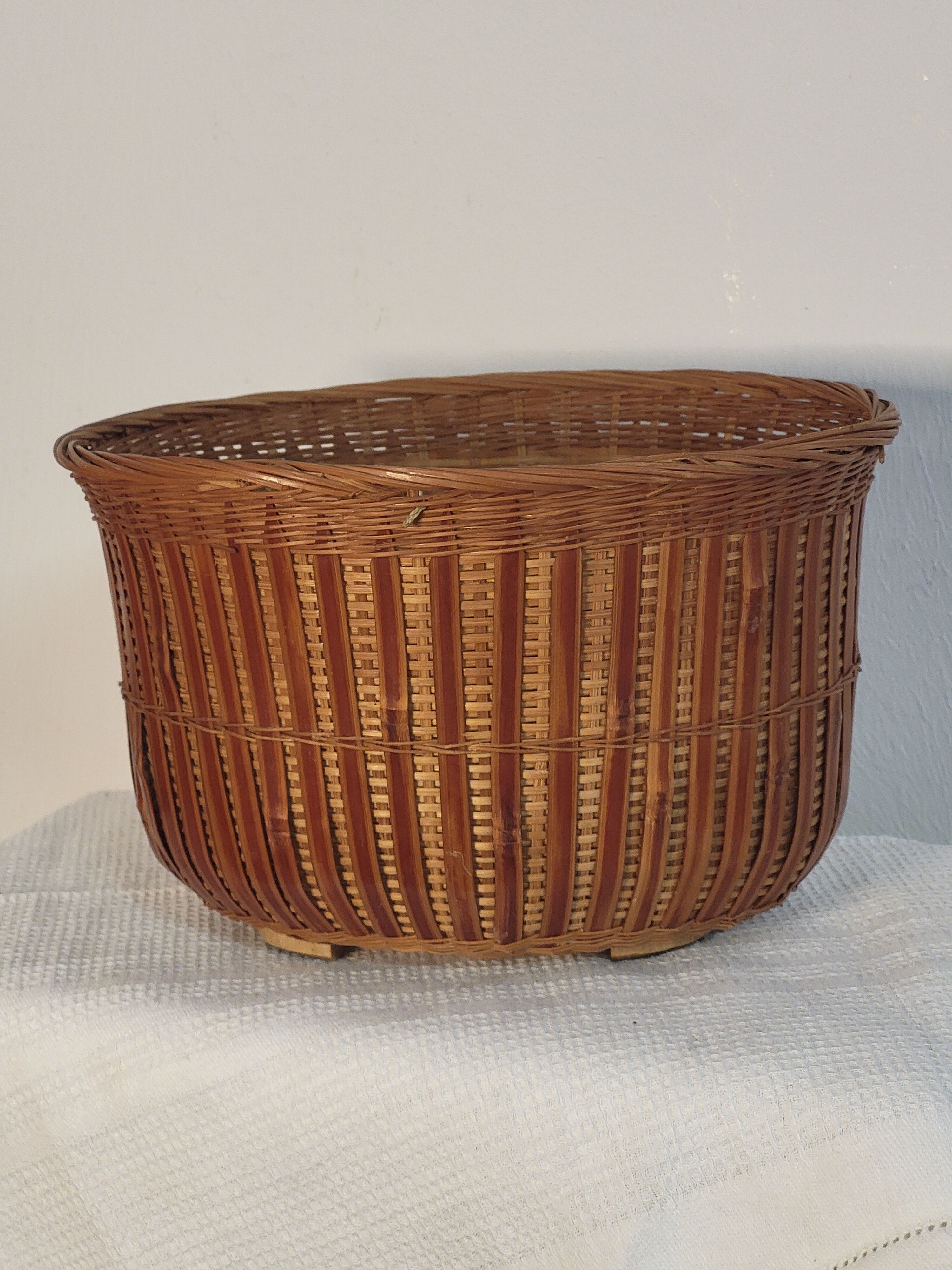 Rattan plant pot