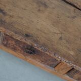 Table d'Appoint / Console Antique de Ferme Rustique Espagnole en Châtaignier, 18ème Siècle